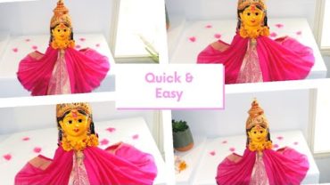 VIDEO: Quick and easy Varamahalakshmi pooja decoration idea |Simple Decoration for varalakshmi pooja