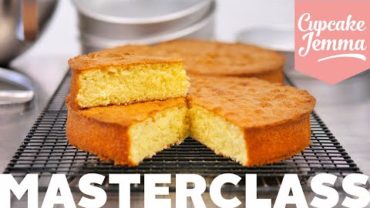 VIDEO: WHAT’S WRONG WITH MY SPONGE CAKE? Bake Perfect Cakes every time! | Cupcake Jemma