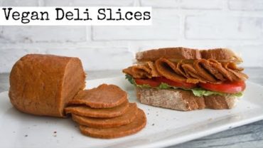 VIDEO: Vegan Deli Meat Slices | How to Vegan Ham | Tofurkey Style