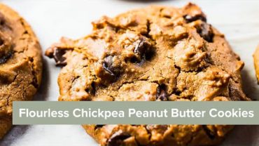 VIDEO: Flourless Chickpea Peanut Butter Cookies