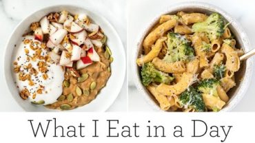 VIDEO: WHAT I EAT IN A DAY ‣‣ healthy & vegan fall recipes