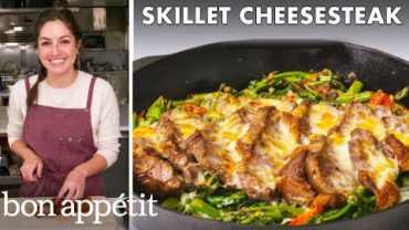 VIDEO: How To Make Skillet Cheesesteak | From The Test Kitchen | Bon Appétit
