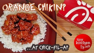 VIDEO: Chick-fil-A Inspired Orange Chikin (Asian-style Orange Chicken) // Tiny Kitchen Big Taste