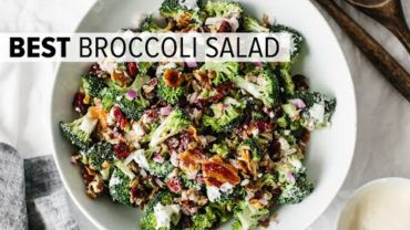 VIDEO: BROCCOLI SALAD | the perfect party salad recipe