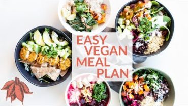 VIDEO: MEAL PREP LIKE A BOSS! | quick & easy vegan bowls + shopping list download