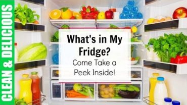 VIDEO: What’s In My Fridge? My Fridge Tour | Clean & Delicious