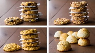 VIDEO: 4 Healthy Cookies For Weight Loss | Easy Cookie Recipes