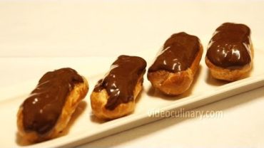 VIDEO: Eclairs Recipe – Pate a Choux Pastry by Video Culinary