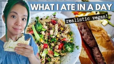 VIDEO: Realistic & Easy Vegan Meals (WHAT I EAT IN A DAY)