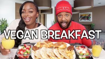 VIDEO: BOMB VEGAN BREAKFAST TACOS RECIPE + TASTE TEST | MUKBANG