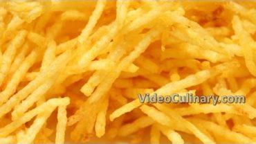 VIDEO: Thin French Fries Recipe – Crispy Straw Potatoes