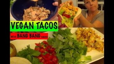 VIDEO: Vegan Bang Bang Cauliflower Tacos