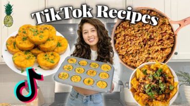 VIDEO: Testing Popular Tik Tok Recipes!