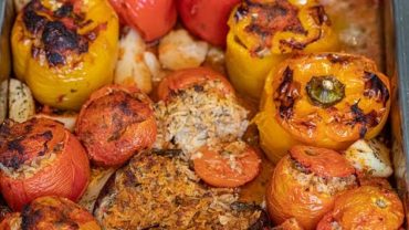 VIDEO: Gemista: Greek Stuffed Tomatoes & Peppers Classic Comfort Food
