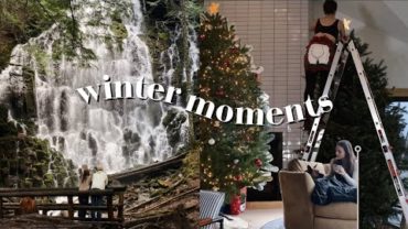 VIDEO: a weekend getaway + decorating our GIANT tree