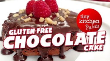 VIDEO: Gluten-Free Flourless Chocolate Cake with Ganache // Tiny Kitchen Big Taste