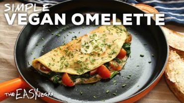 VIDEO: Quick & Simple Vegan Omelettes (with GF option)