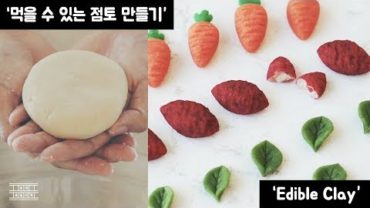 VIDEO: 🍠HOW TO MAKE “EDIBLE CLAY”~* (Carrot …ETC) (Washing hands Campaign) : Cho’s daily cook