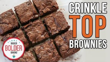 VIDEO: The Secret To Crinkle Top Brownies