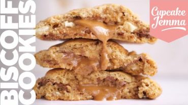VIDEO: Biscoff FILLED New York Cookies | The Secret to that OOZE | The Cupcake Jemma Channel