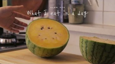 VIDEO: [SUB] VLOG #20 하루세끼, 중국집 볶음밥과 애플수박 : What I eat in a day | Honeykki 꿀키