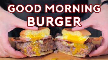 VIDEO: Binging with Babish: Good Morning Burger from The Simpsons