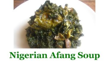 VIDEO: Nigerian Afang Soup | Flo Chinyere