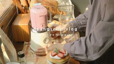 VIDEO: 냥숲 vlog | 집밥이 좋은 집순이의 겨울 삼시세끼 요리