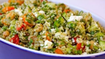 VIDEO: Quinoa Tabouli Salad Recipe | Clean & Delicious