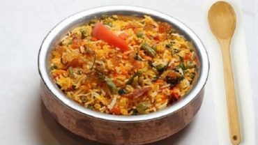 VIDEO: Vegetable Biryani Recipe Video – Indian Vegetarian Recipes by Bhavna