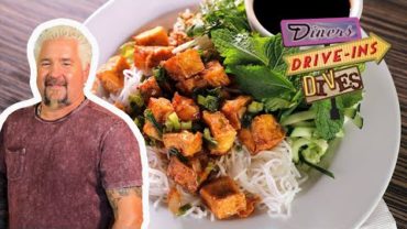 VIDEO: Guy Fieri Eats the Coda Bakery Tofu Noodle Bowl | Diners, Drive-Ins and Dives | Food Network