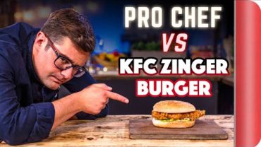 VIDEO: CHEF RECREATES THE KFC ZINGER BURGER… But can he also make it VEGAN??