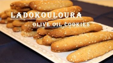 VIDEO: Olive Oil Cookies: Greek Ladokouloura (VEGAN)