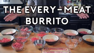 VIDEO: Binging with Babish 2 Million Subscriber Special: The Every-Meat Burrito from Regular Show