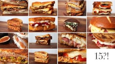 VIDEO: 15 Grilled Cheese Ideas | Happy Grilled Cheese Month!!!