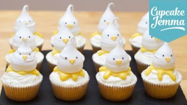VIDEO: How to Make Easter Lemon Meringue Chick Cupcakes | Cupcake Jemma