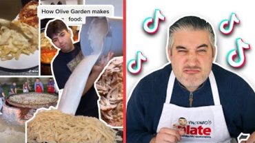 VIDEO: Italian Chef Reacts to TIKTOK PASTA Videos