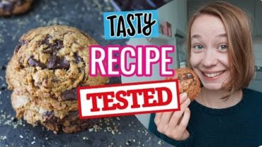 VIDEO: BUZZFEED TASTY VEGAN CHOC CHIP COOKIES| Recipe testing