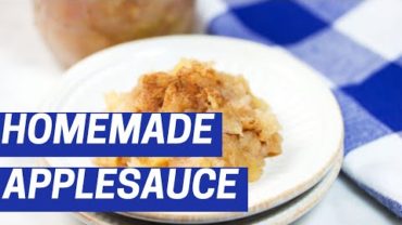 VIDEO: How To Make Homemade Applesauce