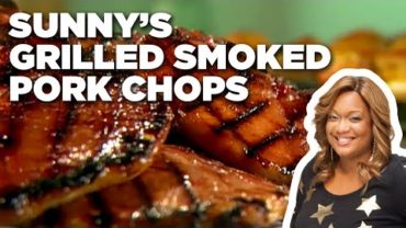 VIDEO: Sunny Anderson’s Grilled Smoked Pork Chops | Cooking for Real | Food Network