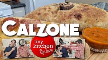 VIDEO: How to Make Calzone (ft. Lee Garrison) // Tiny Kitchen Big Taste