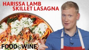 VIDEO: Harissa-Lamb Skillet Lasagna | Mad Genius | Food & Wine