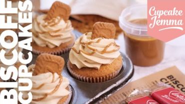 VIDEO: Bake Biscoff Cupcakes at Home. Right NOW! | Cupcake Jemma