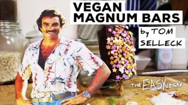 VIDEO: Tom Selleck sucks at making Vegan Magnum Ice Creams!