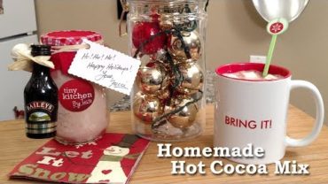 VIDEO: Homemade Hot Cocoa Mix // Tiny Kitchen Big Taste