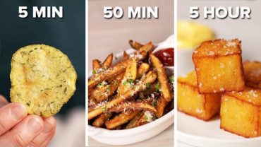 VIDEO: 5-Min Vs. 50-Min Vs. 5-Hour Crispy Potatoes • Tasty