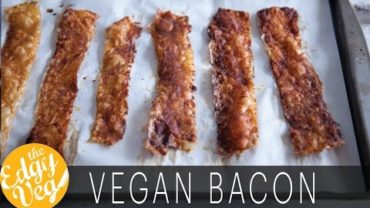 VIDEO: Vegan Recipe: Make Vegan Bacon Using Rice Paper | The Edgy veg