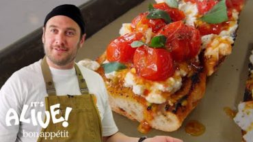 VIDEO: Brad Makes Charred Tomato Toast | It’s Alive | Bon Appétit