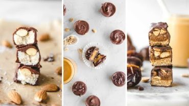 VIDEO: Homemade Candy Bar Recipes (Vegan + Healthy) 🍫