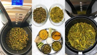 VIDEO: Air Fryer Sabjis Shaak Bhindi (Okra) Parval (Ponted Gourd) Video Recipe | Bhavna’s Kitchen